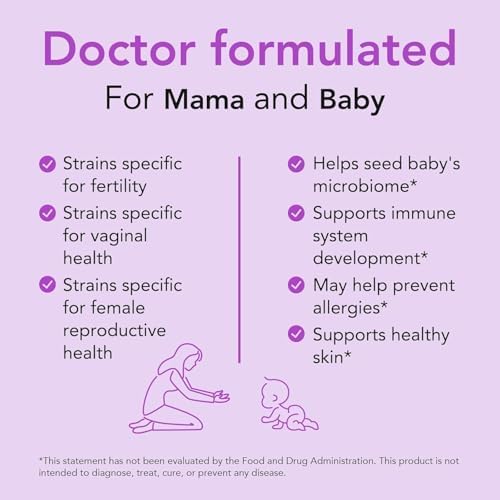 Premom Probióticos y Prebióticos Prenatales para Mujeres, 30 Mil Millones de CFU, 18 Cepas, Salud Vaginal, Digestiva y Soporte Inmunológico, 30 - imagen 4