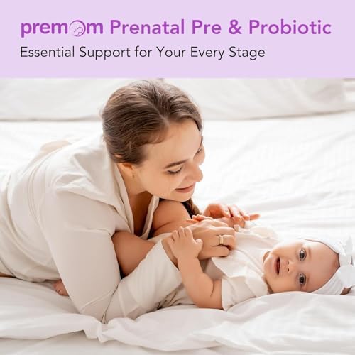 Premom Probióticos y Prebióticos Prenatales para Mujeres, 30 Mil Millones de CFU, 18 Cepas, Salud Vaginal, Digestiva y Soporte Inmunológico, 30 - imagen 5
