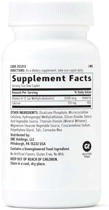 Suplemento GNC Methyl B12 2500mcg, Esencial para el Metabolismo de Carbohidratos y Producción de Energía, 100 Porciones - imagen 2
