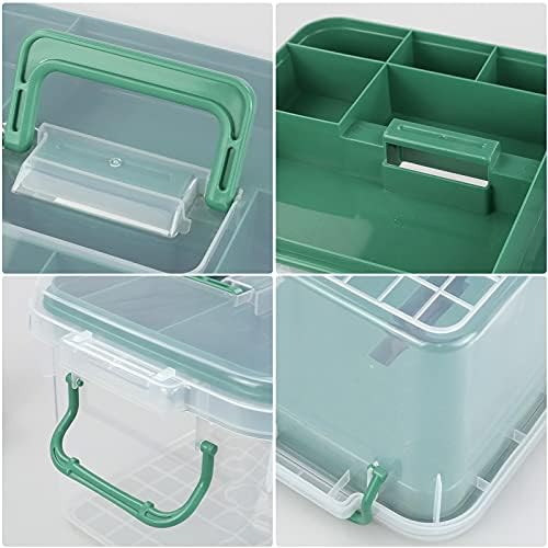 Caja de Almacenamiento Transparente Qskely 1-Pack, Organizador de ros Auxilios para Familia - imagen 4