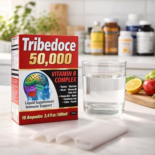 Tribedoce 50,000 - Suplemento Líquido de Complejo B, Apoyo Inmunológico, No Transgénico, 10 Ampollas (100 ml) - imagen 6