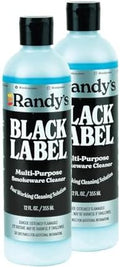 Limpiador Randy's Black Label - (12 fl oz) - Mejor Solución Multiusos para Superficies de Vidrio, Metal y Cerámica - Limpiador de Superficies para - imagen 1