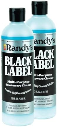 Limpiador Randy's Black Label - (12 fl oz) - Mejor Solución Multiusos para Superficies de Vidrio, Metal y Cerámica - Limpiador de Superficies para - imagen 1