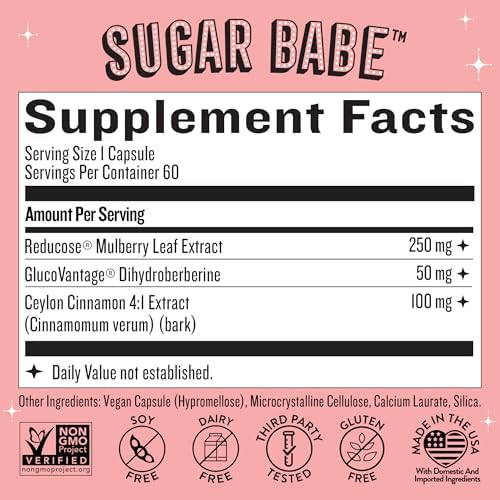 Legendairy Milk Sugar Babe - Suplemento para Combatir Antojos y Manejar el Apetito - Soporte Metabólico - 60 Cápsulas, Suministro para 1 Mes - imagen 2
