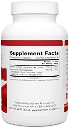 Wellness Resources RelaxaMag - Magnesio Glicinato para Sueño, Estrés y Relajación - Alta Potencia 100mg de Magnesio Elemental por Cápsula (100 - imagen 2