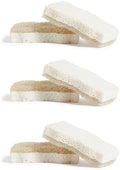 Esponjas Grove Co., Estropajo Natural de Coco, Doble Cara, No Raspante, Súper Absorbente de Celulosa Vegetal con Fibra de Coco, 6 Piezas para - imagen 1