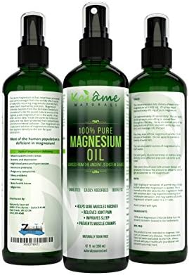 Spray de Aceite de Magnesio Kaiame Naturals, Grande 12 oz, Puro y Orgánico, Sin Diluir, Proveniente del Antiguo Lecho Marino de Zechstein - imagen 2