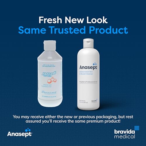 Limpiador Anasept para Piel y Heridas YOPKEN, Botella de 15 oz con Tapa dosificadora - imagen 2