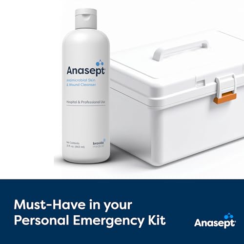 Limpiador Anasept para Piel y Heridas YOPKEN, Botella de 15 oz con Tapa dosificadora - imagen 4