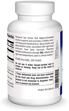 Planetary Herbals DGL Regaliz Deglicirrizado, Apoya una Saludable Capa Estomacal, 200 Tabletas - imagen 2