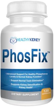 PhosFix 120 Cápsulas - Agente Quelante de Fósforo con Quitosano para Mantener Niveles Normales de Fósforo y Salud Renal. Suplemento Renal - imagen 1