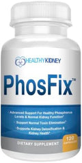 PhosFix 120 Cápsulas - Agente Quelante de Fósforo con Quitosano para Mantener Niveles Normales de Fósforo y Salud Renal. Suplemento Renal - imagen 1