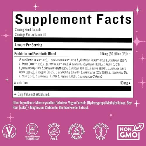 Legendairy Milk Hot Girl Ish™ - Probióticos Diarios para Mujeres con 50 Mil Millones de CFU - Suplemento Probiótico Femenino con 20 Cepas, - imagen 2