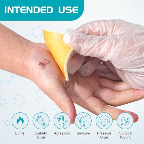 Vendas de Miel de Manuka OPTITEKNIK con Alginate de Calcio 2x2 Paquete de 10, Apósitos Médicos de Alta Absorción para Heridas - imagen 6