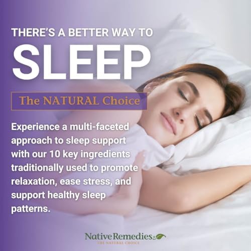 Native Remedies Suplemento Natural para Dormir 10 en 1 para Adultos y Niños 4+ – Con Melatonina 5mg, Magnesio, Raíz de Valeriana, Manzanilla y - imagen 8