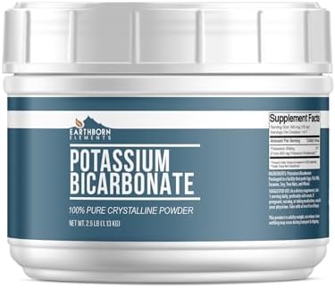 Bicarbonato de Potasio Earthborn Elements (2.5 lb), Tubo Sin Desorden, Puro y Sin Diluir - imagen 1