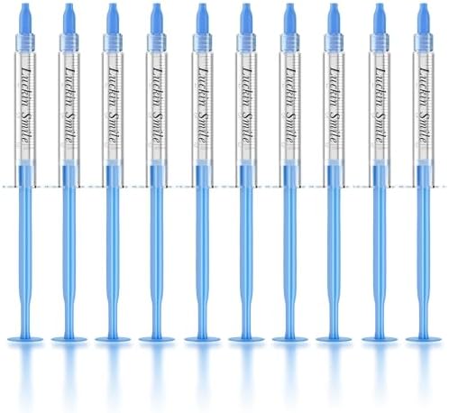 LUCKIN SMILE Paquete de 10 Recargas de Gel Blanqueador Dental 35%, 60 Tratamientos, Sin Sensibilidad, Gel de 3ml para Kits de Blanqueamiento Dental - imagen 1
