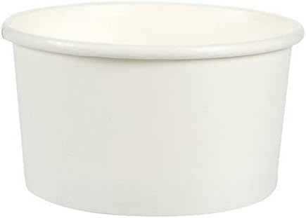 Tazas de Helado Juvale - Tazones de Papel Desechables para Sundae - Tazones Resistentes a Fugas de 5 oz, Blancos, Paquete de 100 - imagen 8