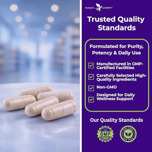 Potent Garden Complejo Candida - Mezcla de Orégano y Ácido Caprílico, Suplemento para la Salud Intestinal y Apoyo Inmunológico, 60 Cápsulas - imagen 7