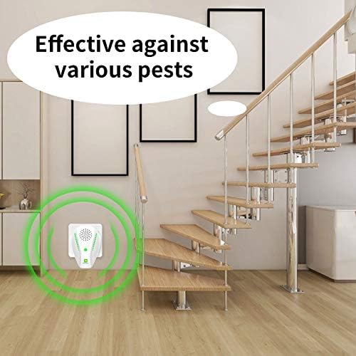 Repelente Ultrasonico Neatmaster para Insectos y Plagas, Repelente Electrónico para Cucarachas, Mosquitos, Ratones, Arañas y Más - Blanco - imagen 3