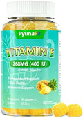 Gomitas de Vitamina E 400 IU PYUNAFIT para Mujeres, Suplemento Masticable con VIT A, C, Biotina, Zinc, Antioxidante Potente, Salud de Piel y Cabello, - imagen 1