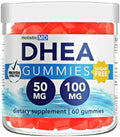 Suplemento Holistic MD DHEA 100mg para Mujeres y Hombres | Gomas Veganas de Fresa Sin Azúcar | Alta Absorción | 60 Días de Suministro - imagen 1