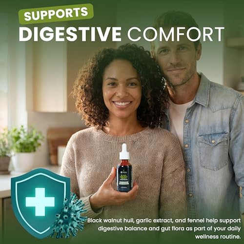Resilia Gotas Líquidas de Limpieza Herbal – Extracto de Nogal Negro y Ajenjo con Semilla de Calabaza, Ajo y Cúrcuma – Tintura Sin Alcohol para - imagen 4