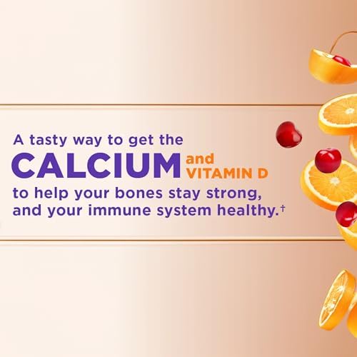 KS Calcio 500 mg con Vitamina D3 1000 IU y Zinc – 120 Gominolas (Suministro de 2 Meses) – Soporte para Huesos, Dientes e Inmunidad – Sabores Naranja - imagen 5