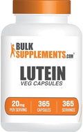 Cápsulas de Luteína BulkSupplements.com - Vitaminas para los Ojos, Antioxidante - Sin Gluten, 20mg por Cápsula, 365 Contenido (Paquete de 1) - imagen 1