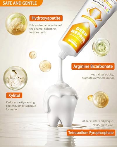 Pasta dental Leovita para niños que revierte caries - Relleno de caries con hidroxiapatita, libre de flúor - imagen 5