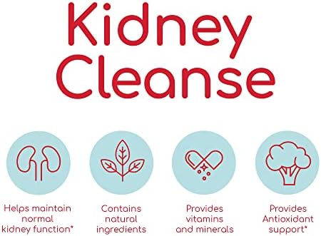 Health Plus Advanced Cleanse de Riñón con Extracto de Arándano, Raíz de Cúrcuma y CoQ10, Apoya la Función Renal y la Salud del Tracto Urinario, 60 - imagen 3