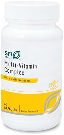 SFI Health Klaire Labs Complejo Multivitamínico Hipoalergénico - Multivitamínico Sin Minerales de Toma Diaria con Metafolin, Vitamina B6 y B12 (60 - imagen 1