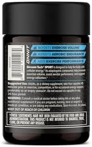 Cápsulas ONNIT Shroom Tech Sport para Soporte Diario de Ejercicio, Suplemento Pre Entrenamiento Sin Cafeína con Hongos Cordyceps, 28 Contenido - imagen 5