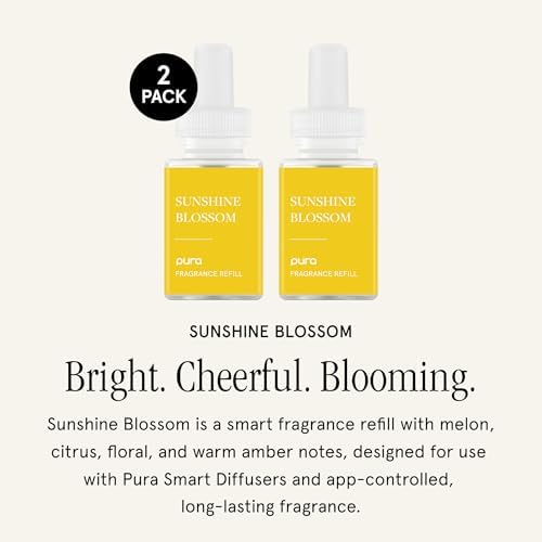 Recarga de Fragancia Pura Home - Difusor de Aire Inteligente - Horas de Aroma de Lujo por Recarga - Recargas Limpias y Seguras - Sunshine Blossom - imagen 2