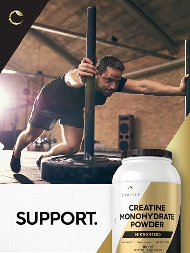 Carlyle Creatina Monohidratada en Polvo 5000mg | 200 Porciones | Sin Sabor | 2.2lbs | Suplemento de Creatina Micronizada | Vegano, Sin OGM, Sin Gluten - imagen 6