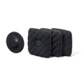 Esponjas de Cocina Curio Home Goods, 3 Piezas, Antirayas, con Soporte Magnetizado, Resistentes a Olores, Color Negro - imagen 1