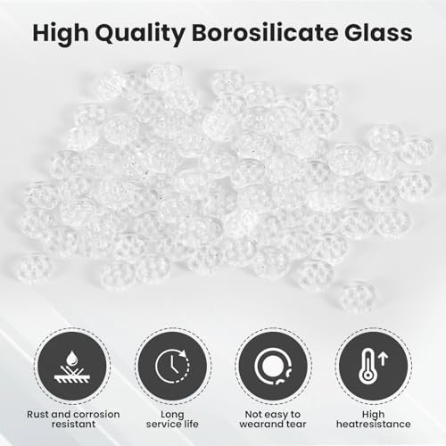 Filtros de Miel de Vidrio, 100 Piezas, Vidrio Borosilicato de Alta Calidad - imagen 3