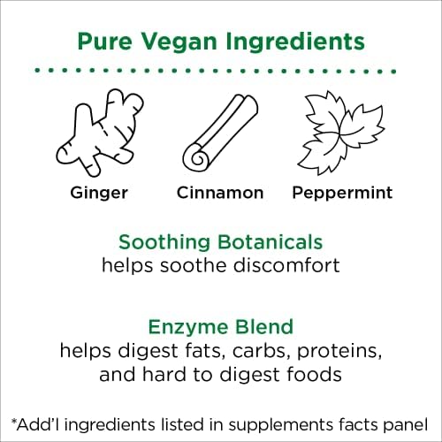 Complejo de Enzimas Digestivas Veganas nbpure – Soporte Diario para la Hinchazón, Gas y Digestión – 12 Enzimas y 3 Hierbas – Lactasa, Proteasa, - imagen 5
