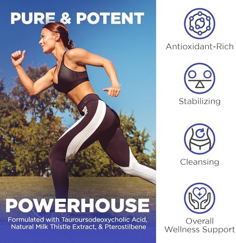 Suplemento Nutrivein Premium TUDCA+ para el Hígado 1000mg - Suministro para 30 Días (60 Cápsulas): Sales Biliares para el Bienestar Hepático - imagen 4
