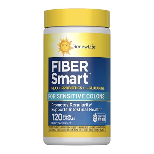 Suplemento de Fibra para Adultos Renew Life - Fiber Smart - Fibra Dietética - Libre de Gluten y Soja - 120 Cápsulas Vegetarianas - imagen 3