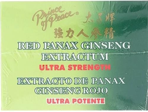 Extracto de Ginseng Panax Rojo Ultra Fuerte Prince Of Peace, 0.34 fl. oz. – Suplemento para Energía, Ánimo y Concentración – Paquete de 2 – 20 - imagen 5