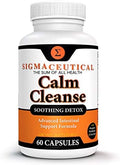 Calm Cleanse Detox Support - Tratamiento Oral para Adultos - Medicina Detox No GMO y Tratamiento para Lengua Blanca - 60 Cápsulas - imagen 1