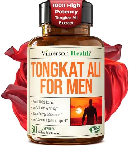 Longjack Tongkat Ali para Hombres 100:1 Extracto – Aumentador de Masa Muscular – Soporte de Energía y Vitalidad – Fórmula Potente para Fuerza y - imagen 1