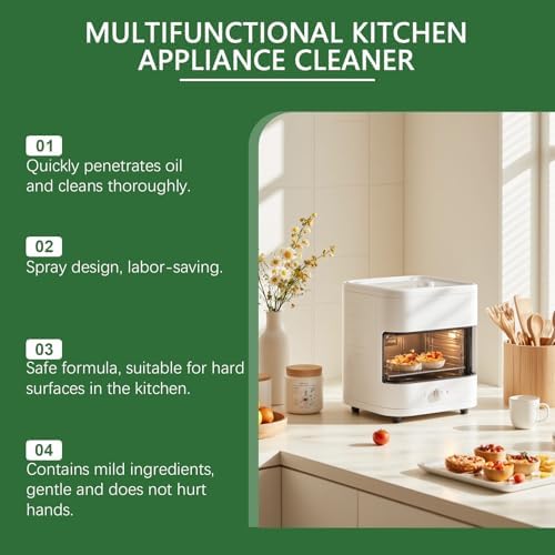 Limpiador Desengrasante de Espuma Enzimática, Limpiador Multiusos para Cocina 2026, Ideal para Hogar, Horno, Estufa y Campana Extractora - imagen 6