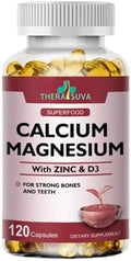 Suplemento Complejo de Calcio 1000mg + Magnesio 400mg + D3 + Zinc, Salud Ósea e Inmunológica, 120 Softgels, Suministro para 2 Meses - imagen 1