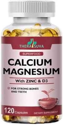 Suplemento Complejo de Calcio 1000mg + Magnesio 400mg + D3 + Zinc, Salud Ósea e Inmunológica, 120 Softgels, Suministro para 2 Meses - imagen 1