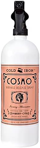 Spray Antienredos Cold Iron de 32 fl oz. Aroma Cranberry-Cítrico. Alternativa Ecológica para Planchar. Rápido y Fácil de Usar. Fórmula Galardonada. - imagen 5