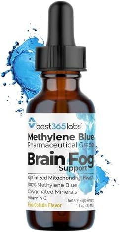 Metrileno Azul Grado Farmacéutico, USP, Probado por Terceros con Vitamina C - Potenciador de Memoria - Mejora la Función Cognitiva y el Enfoque - - imagen 1