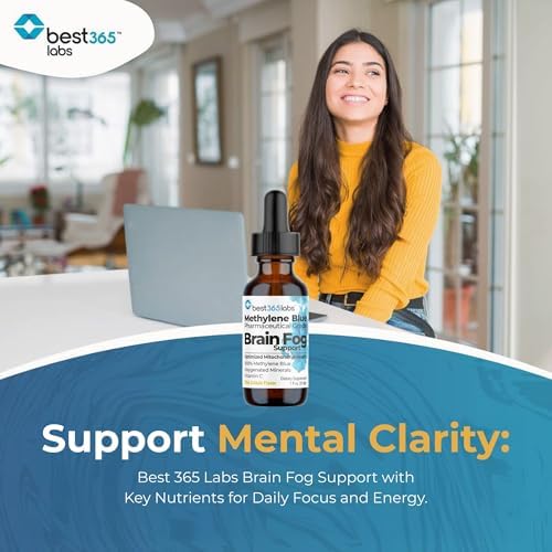 Metrileno Azul Grado Farmacéutico, USP, Probado por Terceros con Vitamina C - Potenciador de Memoria - Mejora la Función Cognitiva y el Enfoque - - imagen 3