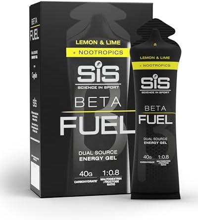 Science in Sport BETA Fuel + Nootrópicos - Gel Energético Nootrópico - 40g de Carbohidratos - Sabor Manzana - Paquete de 6 Unidades - imagen 7